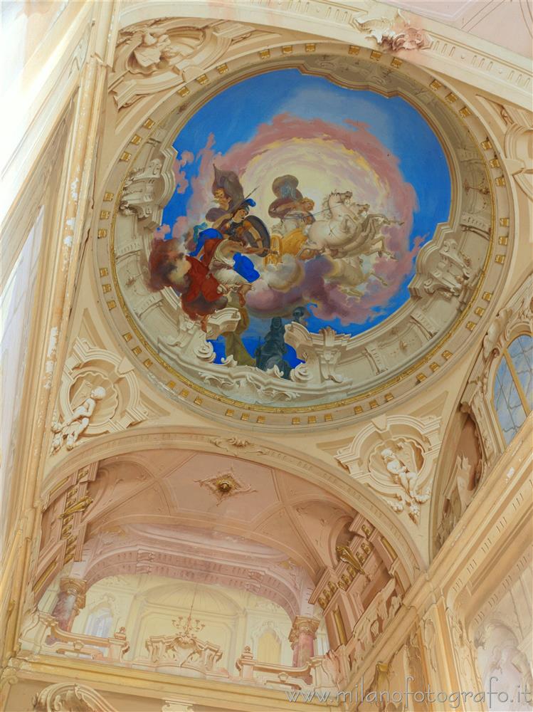 Bollate (Milan, Italy) - Ceiling of the grand staircase of Villa Arconati